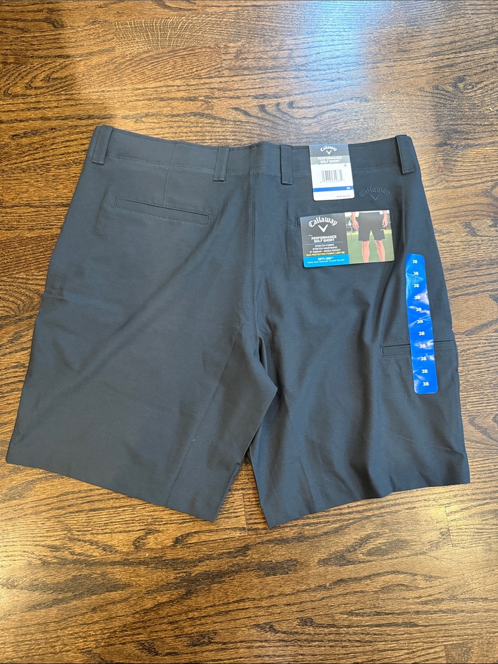 Callaway Men’s Black Hybrid Golf Shorts Mens 38